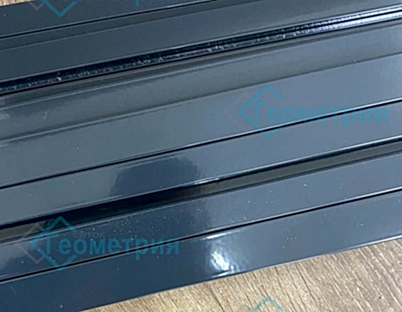 Алюминиевый профиль для москитной сетки цвет антрацит